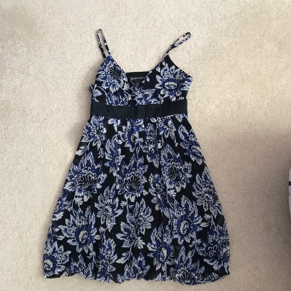 INC International Concepts Dresses & Skirts - On Sale!!! INC, Cute summer dress.black satin sash tied on back, side zipper.
